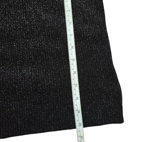 Wet Seal Vintage Y2K Fitted Turtleneck Sleeveless Sweater Top Black Women Medium - Picture 6 of 7